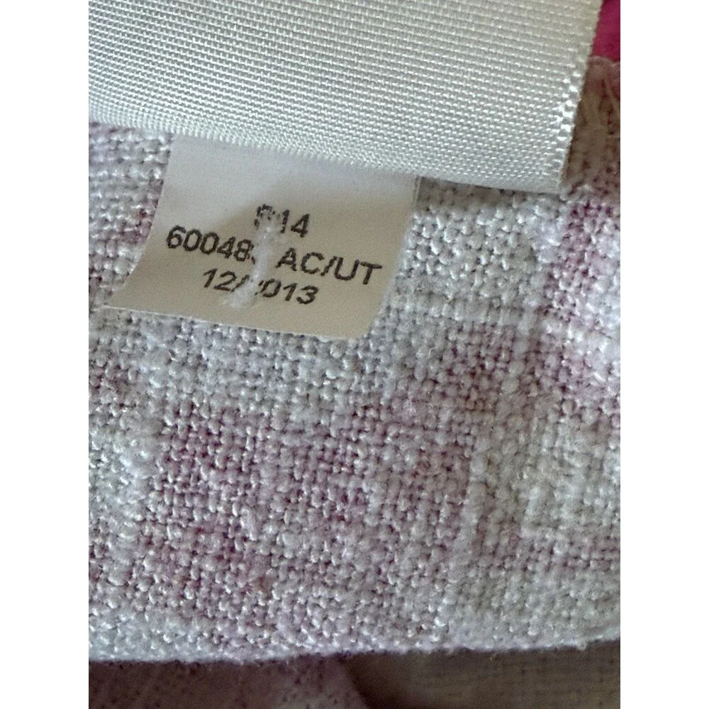 Persnickety Pink Cotton‎ Linen Garden Party Reversible Skirt Size 7 Panel Boho